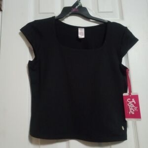 Justice Black Women's Top